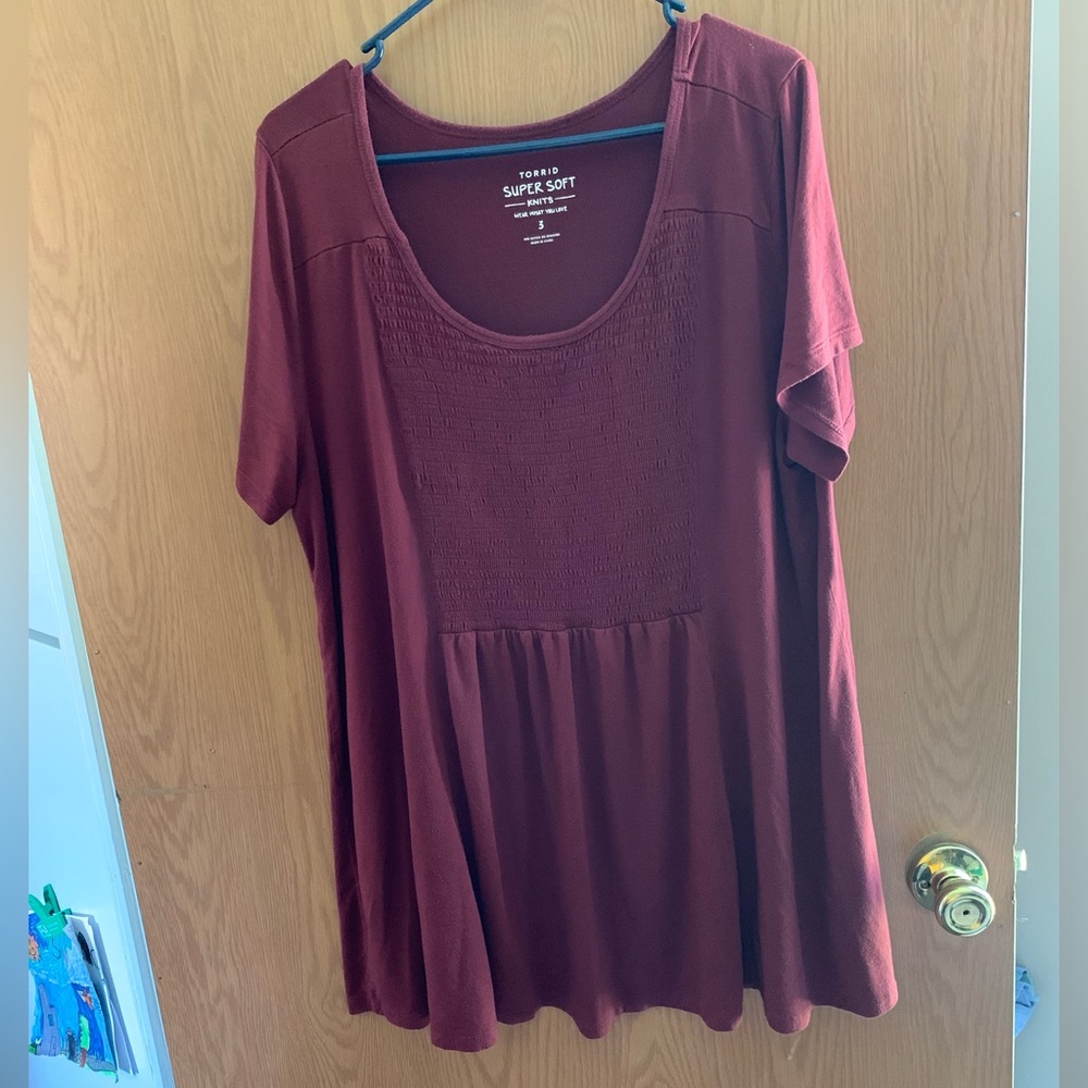 Torrid Size 3 Super Soft Knit Top
